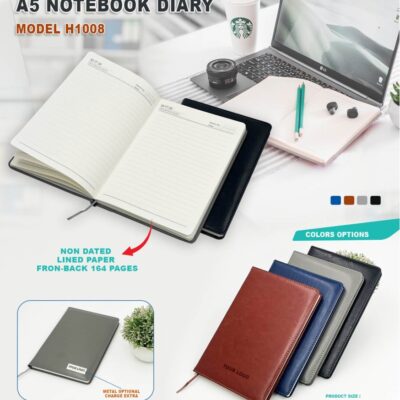 A5 Notebook Diary – Model H1008