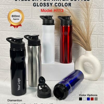 Steel Sipper Water Bottle – Model H113