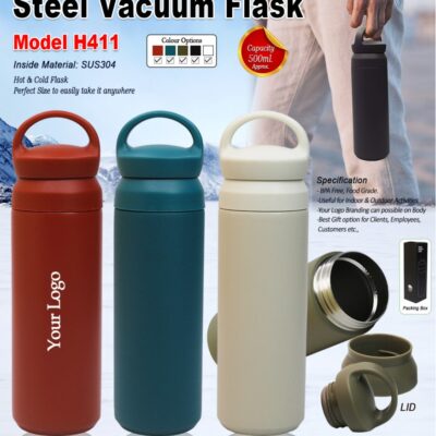 Steel Vacuum Flask – Model H411