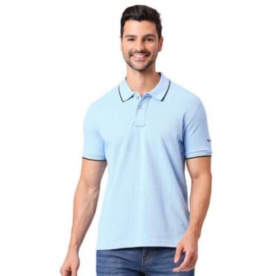 Being Human Cotton Polo Tipping T-Shirt